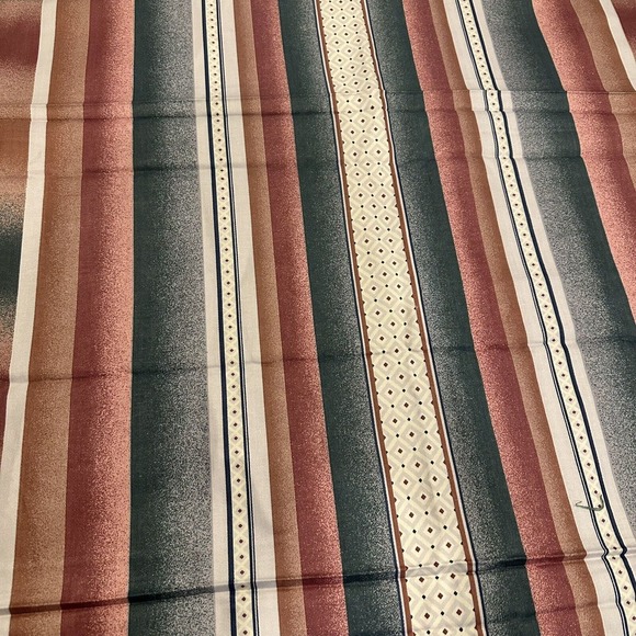 Bloomcraft FABRIC Screen Print Soil & Stain Repeller 80’s Multi 55”x5 Yards Vtg - Picture 2 of 11